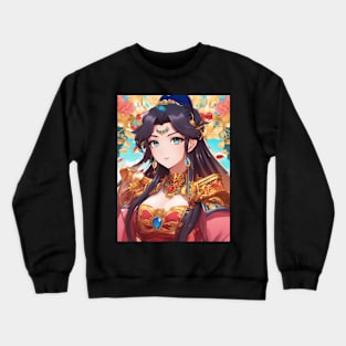 Cool Hero Kawaii Queen Anime Girl Crewneck Sweatshirt